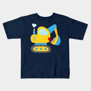 Excavator Digger Kids Toddler Boys Kids T-Shirt